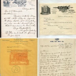 Misc. bicycle related company letters