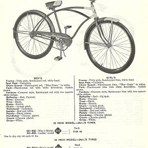 1962 Belknap Bicycles, Page 5, "Bluegrass Impala"