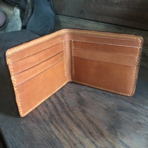 chromexcel & english bridle billfold wallet