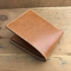 billfold wallet handmade from usa made saddle leather