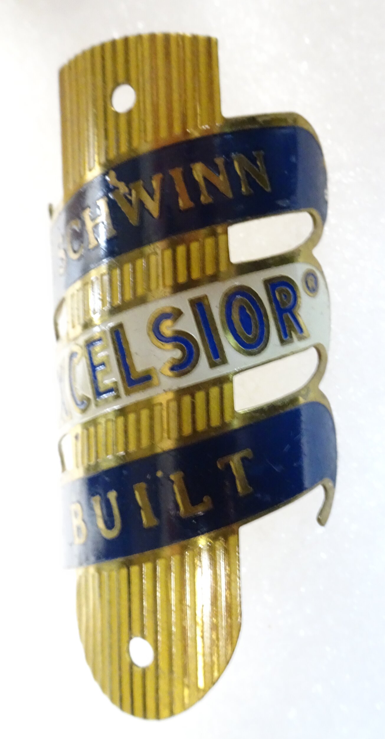 DOND - Schwinn Built Excelsior headbadge | Deal Or No Deal DOND - Schwinn Built Excelsior headbadge | Deal Or No Deal