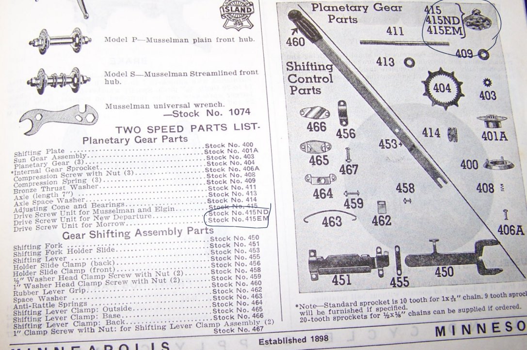 Musselman 2spd Flyer | Classic Balloon Tire Bicycles 1933-1965 | Page 2 ...