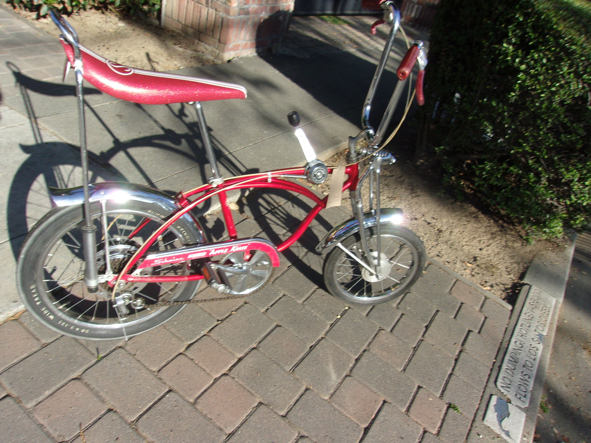 1972 Schwinn Apple Krate Schwinn Bicycle Schwinn Stingray 1972 Apple Krate  Rear Disc Brake