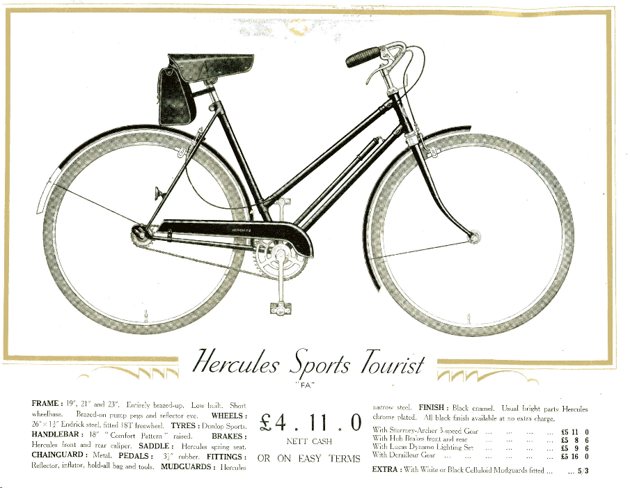 hercules old model cycles
