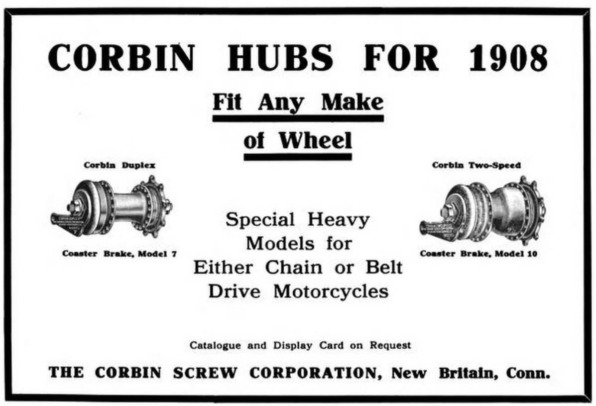 1908 Corbin Model 7 and Model 10 Coaster Brake Hubs.jpg