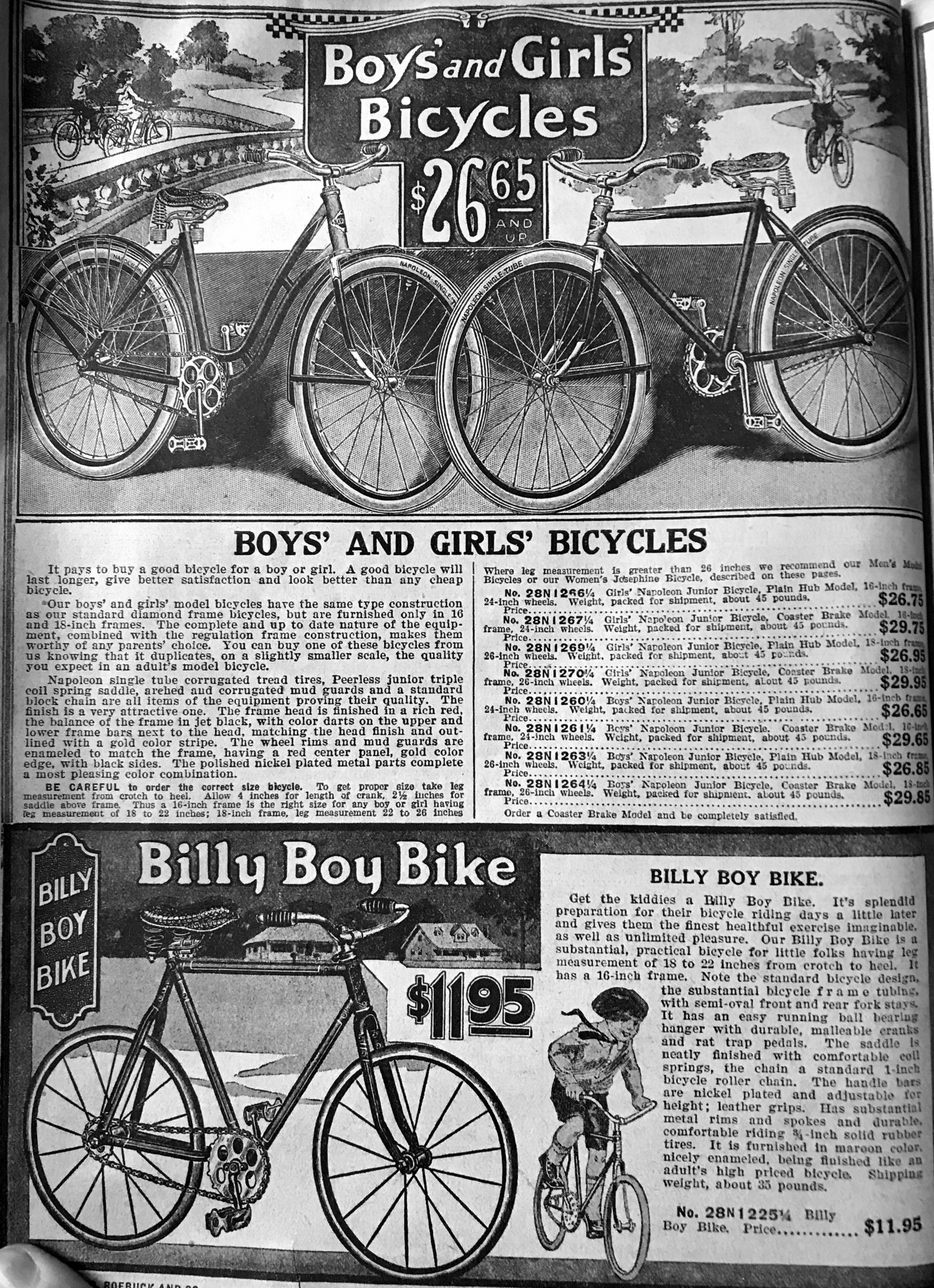 Sears and Roebuck's 1918/1908 catalog | Antique Bicycles Pre Sears and Roebuck's 1918/1908 catalog | Antique Bicycles Pre
