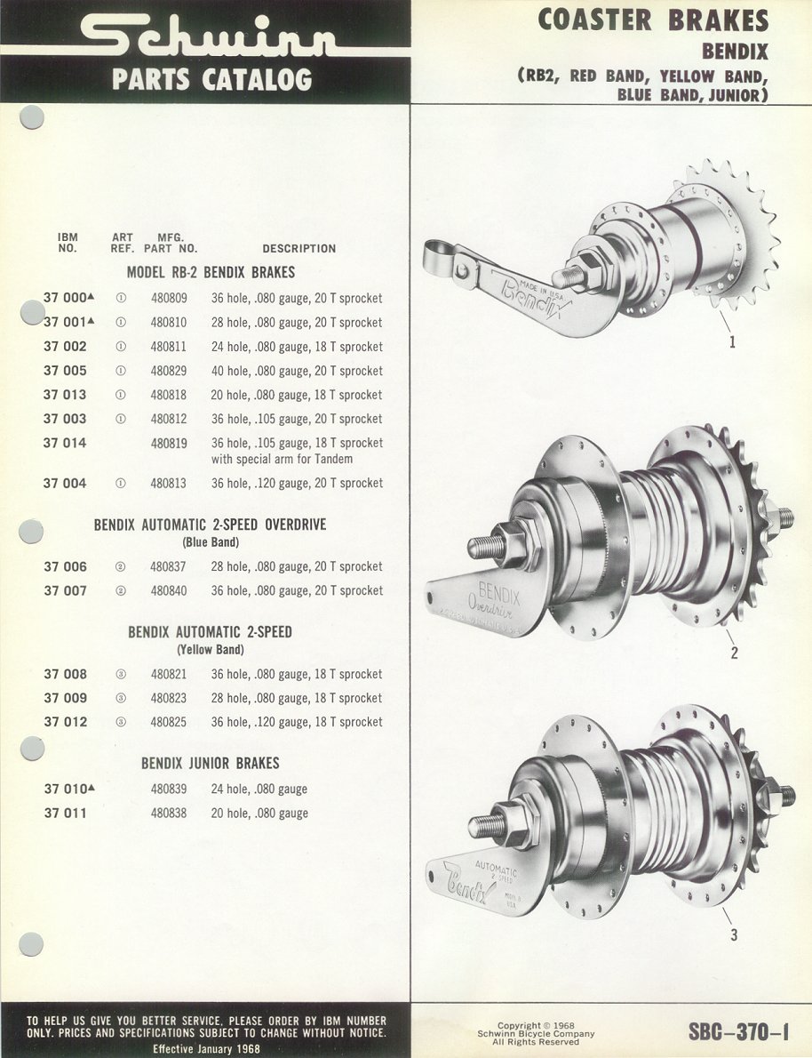 1969 Schwinn Typhoon - what model Bendix rear hub? | All Things Schwinn ...