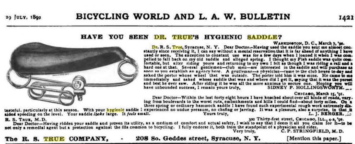 Dr True Saddle Advert2.jpg