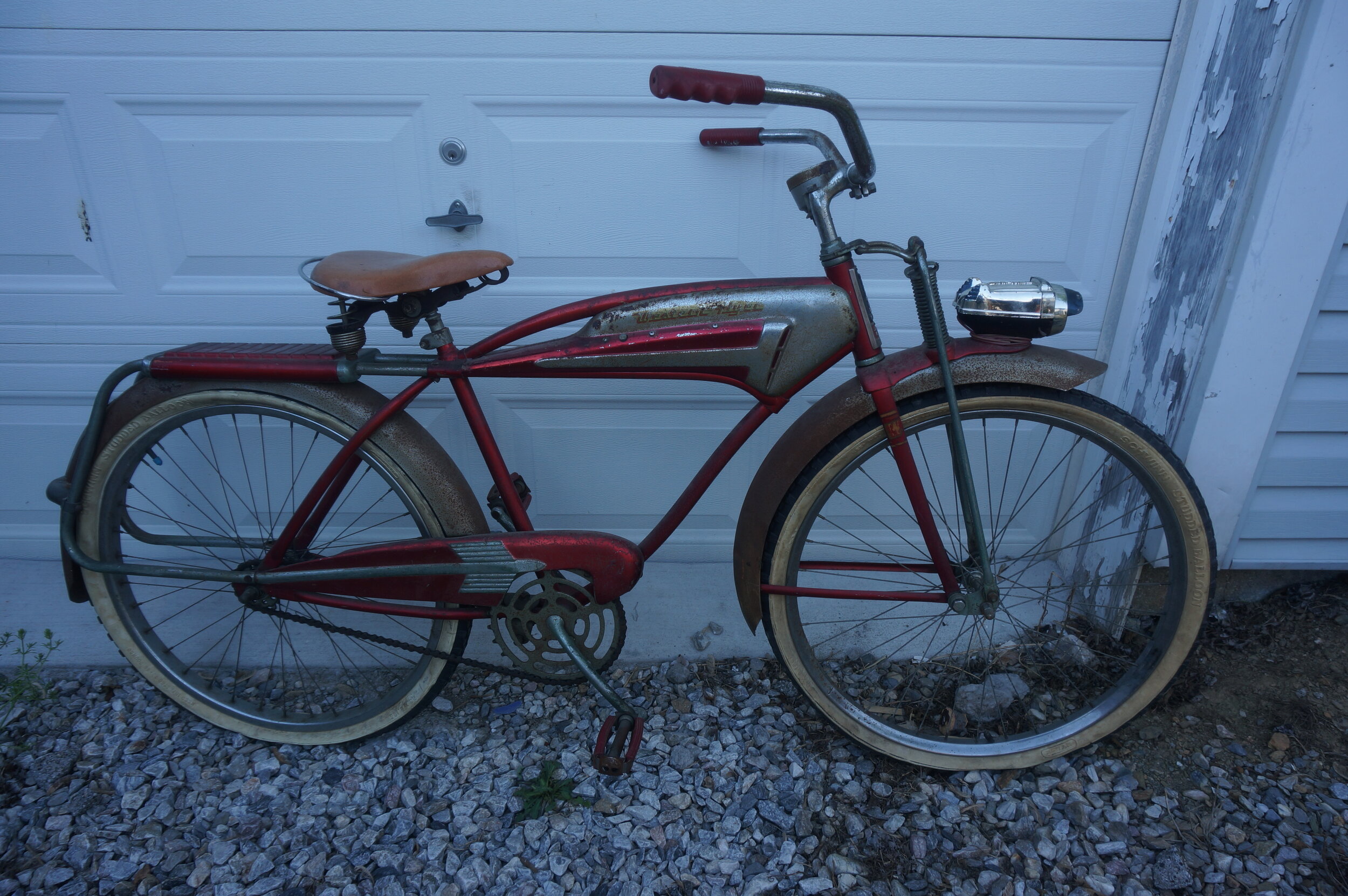 Sold - 1956 Mens Western Flyer X53 Deluxe Original As Found Bike