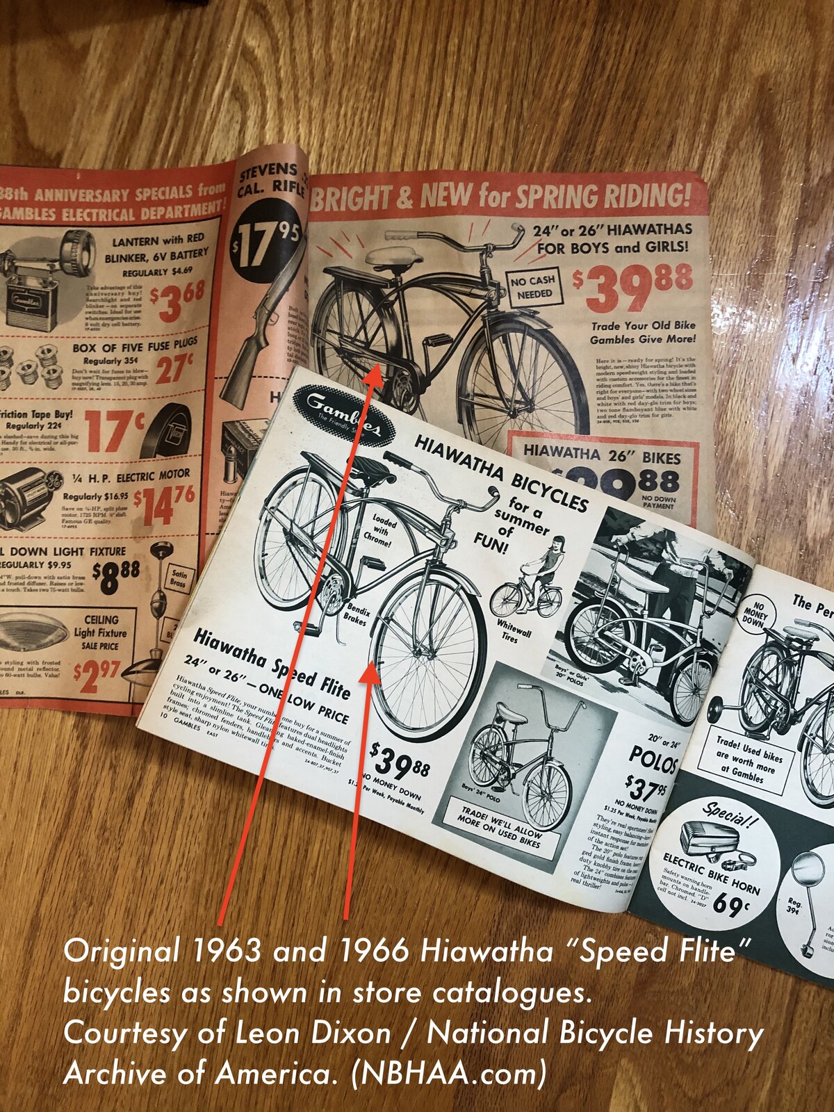 1960's hiawatha online bicycle