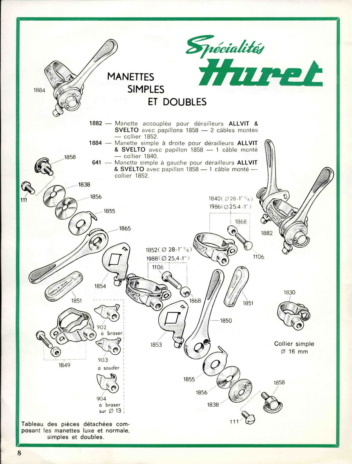 Huret shift levers & parts  Nr. 1882  .jpg