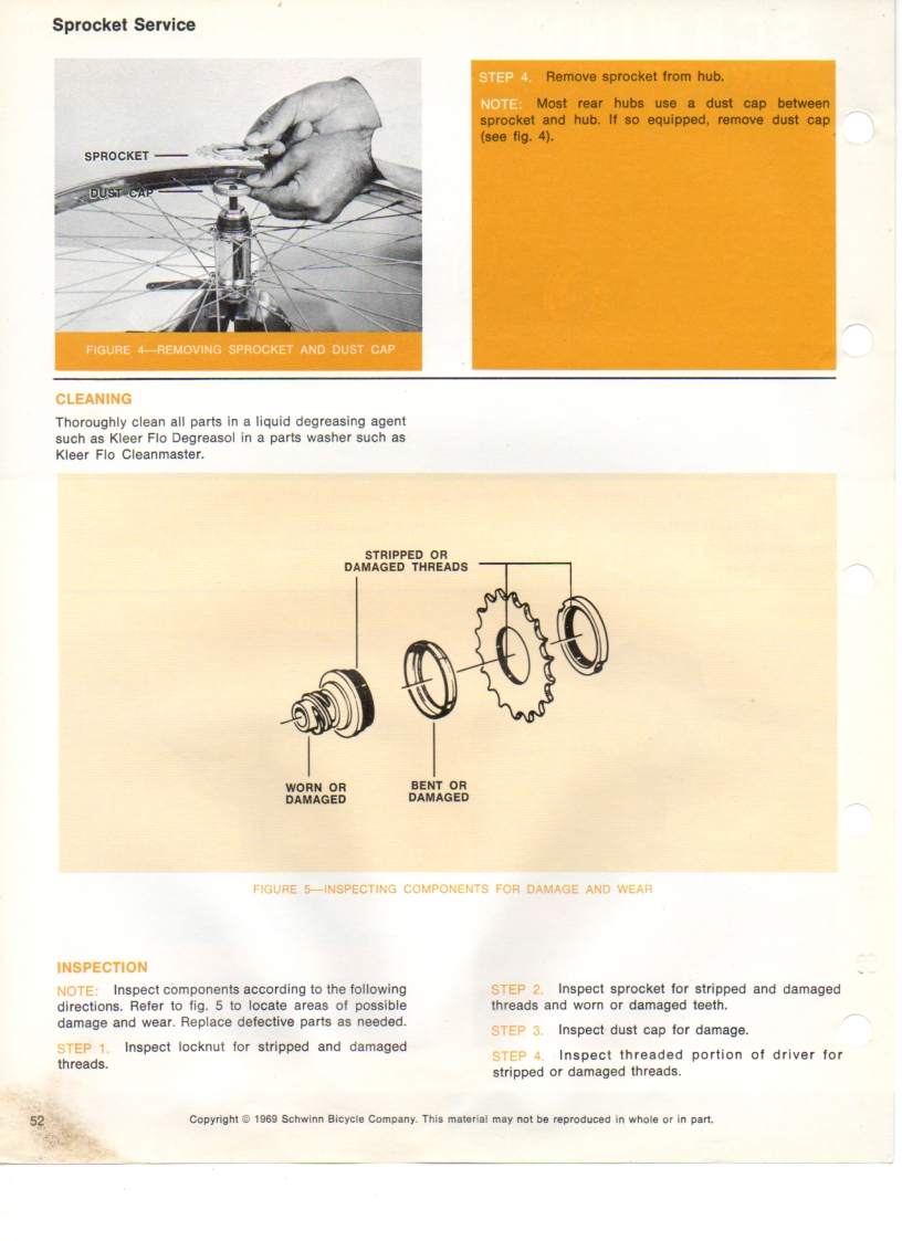 Schwinn Service Manual Volume 1 | Bicycle Restoration Tips | The ...