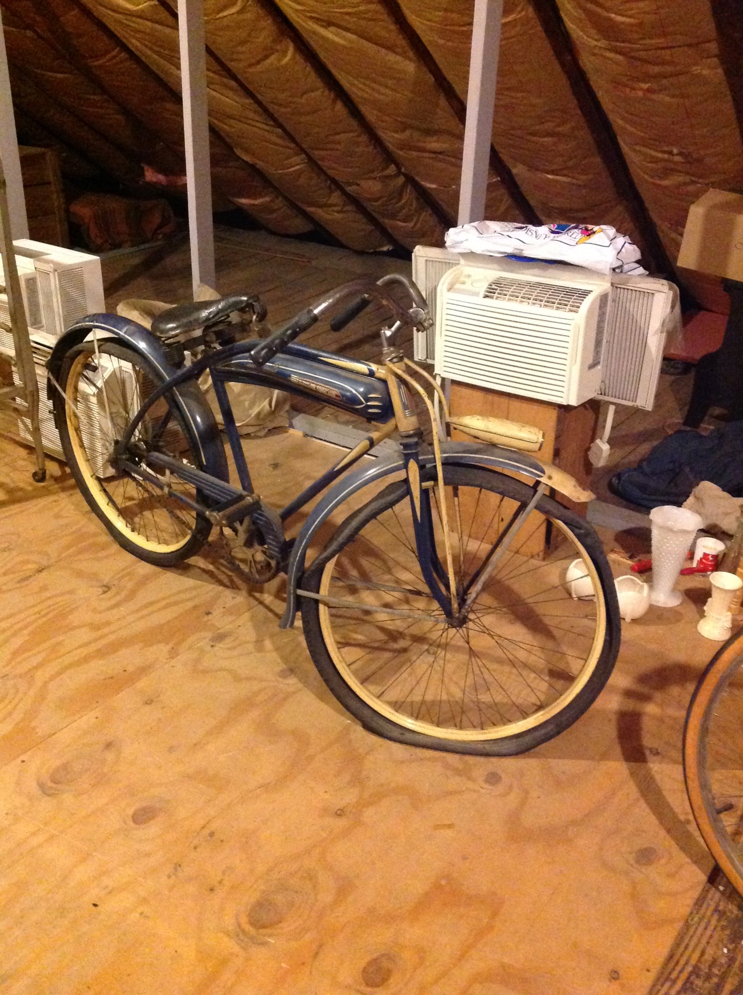 1941 Westfield Columbia Bike in my attic | Classic Balloon Tire