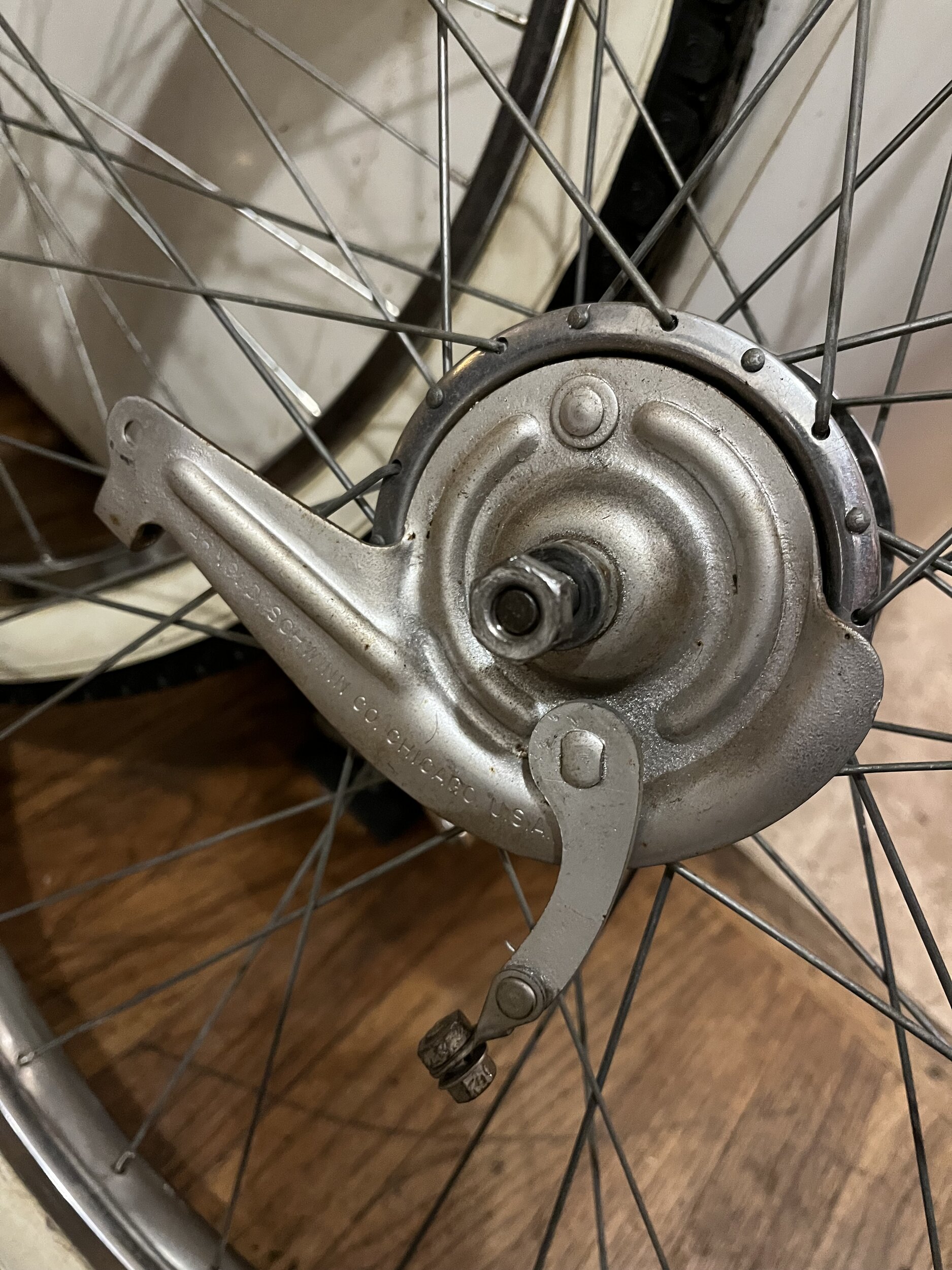 Sold - Wheel set 26” , Schwinn expander front and new departure rear ...