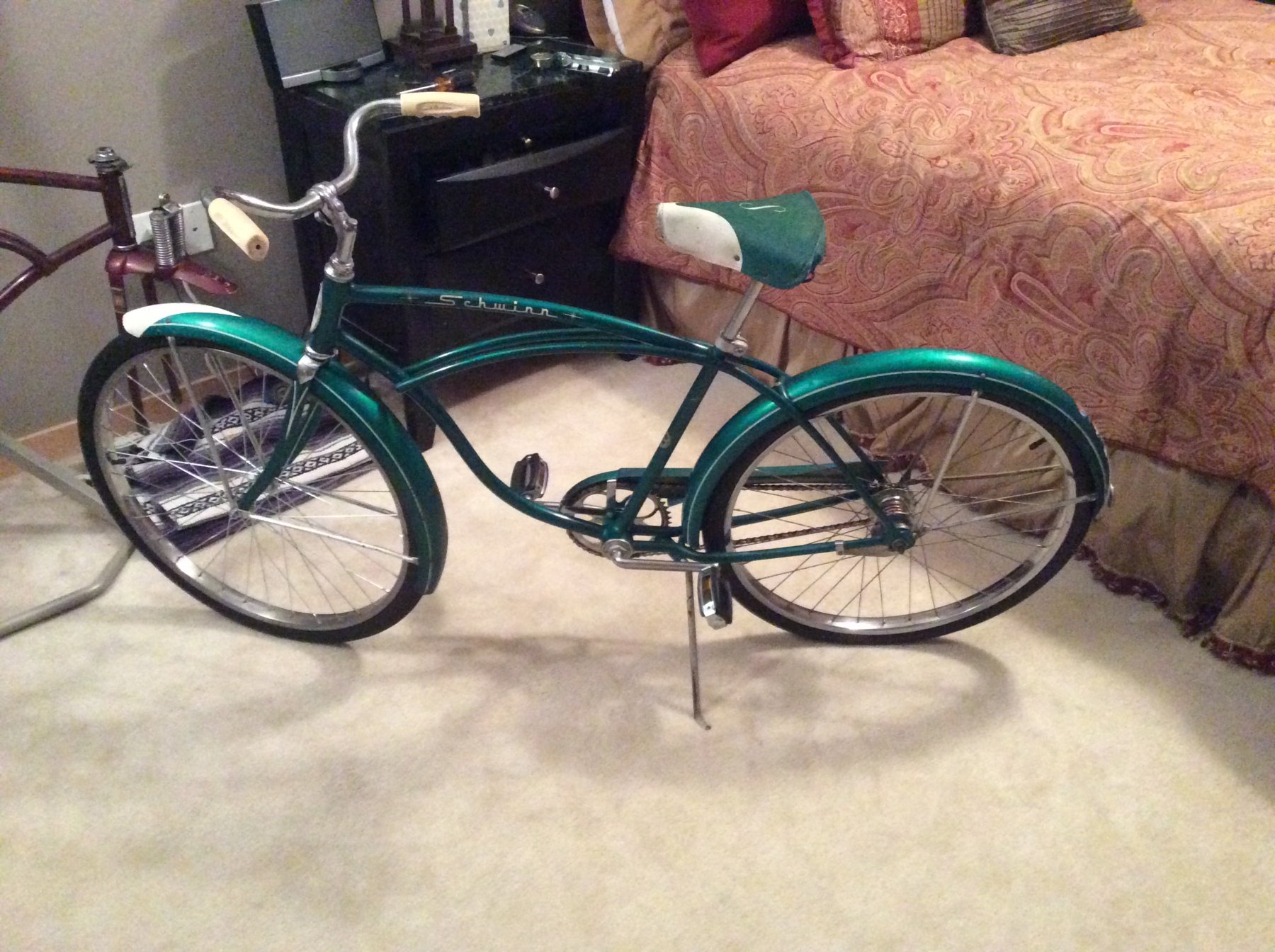 Sold - 1959 Green Schwinn Speedster. Beautiful condition | Archive