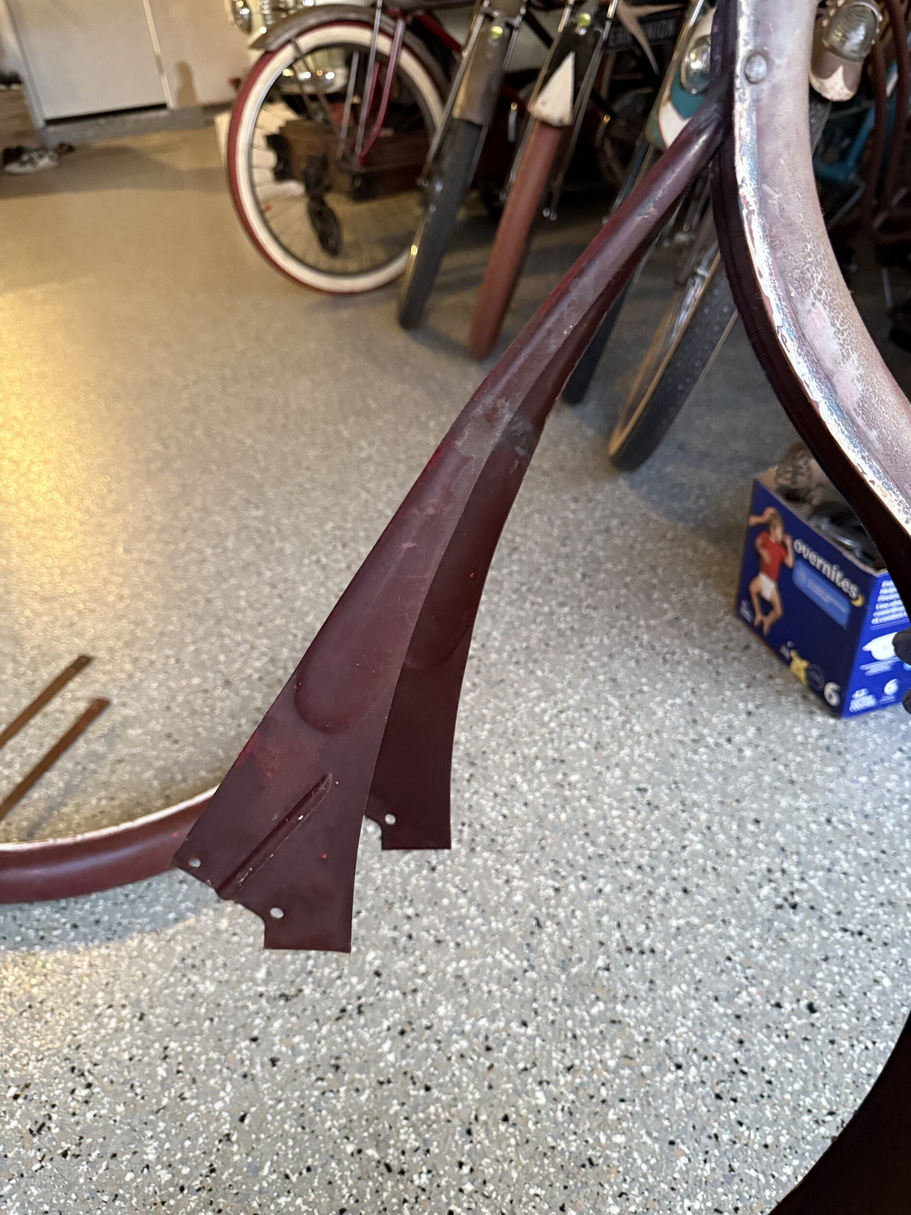 Sold - FS Pair of Elgin Skylark Fenders, Modify for Robin or Blue Bird ...