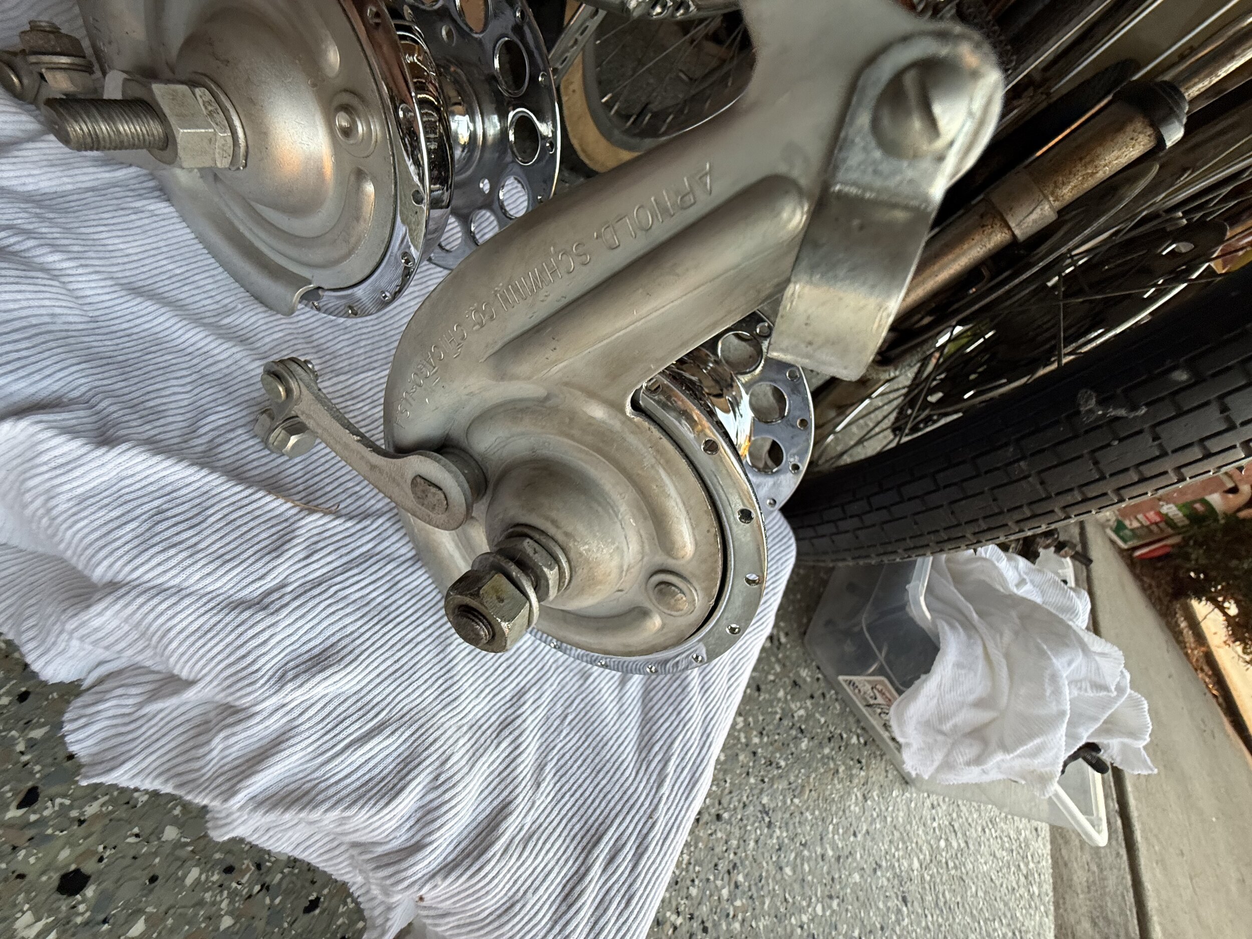 FS Restored F&R High Flange Forebrake and Rear Expander Brake | Sell ...