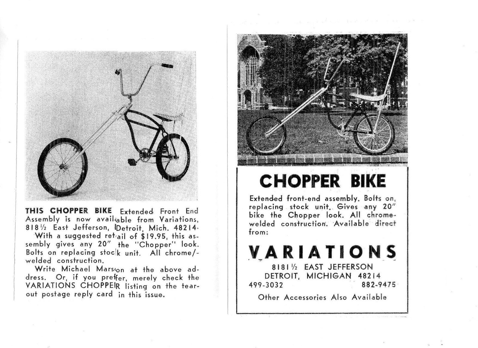 Vintage Muscle Bicycle Bike Accessories ID Identification Vintage Muscle Bicycle Bike Accessories ID Identification