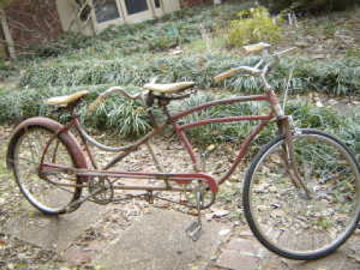 vintage huffy daisy tandem bicycle