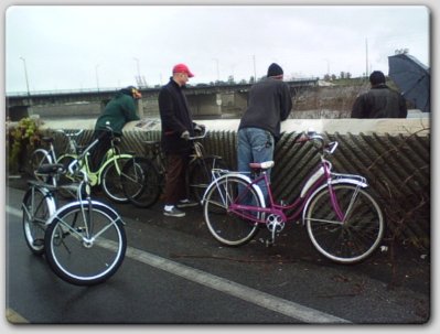 Looking over the wall at the river in LB.jpg