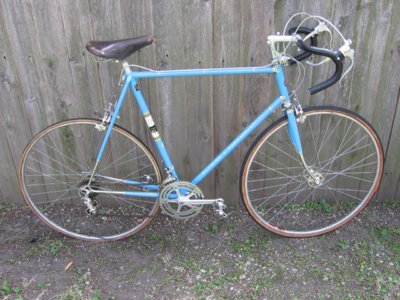 schwinn opaque blue paint