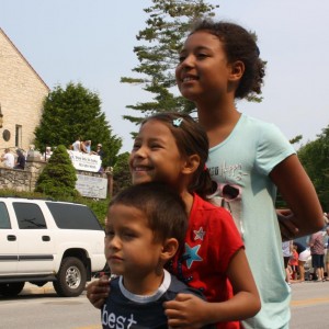 Whizzer in Baileys Harbor WI parade