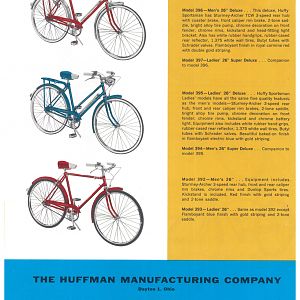 1960 Huffy Dealer Catalog