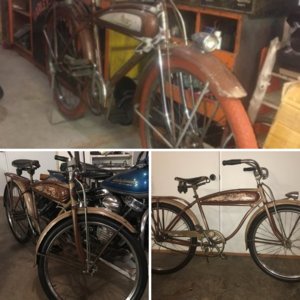 Bikes around the new shop