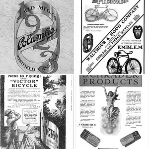 Bicycle ads from 1908-1922 Motorcycle and Bicycle Illustated