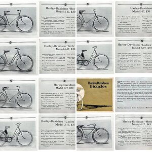 1917 Harley Davidson bicycle catalog