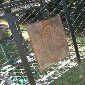 Rust Junkies Etched Copper Plaque