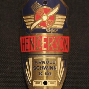 Schwinn "Henderson" NOS Badge