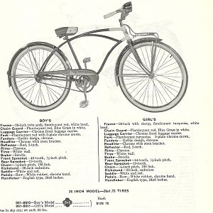 1962 Belknap Bicycles, Page 3, "Bluegrass Fury"