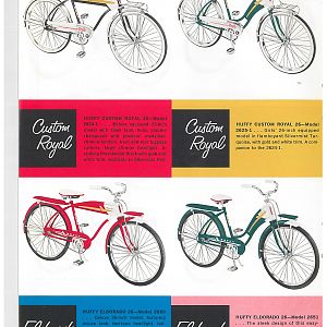 1958 Huffy Dealer Catalog Page 4