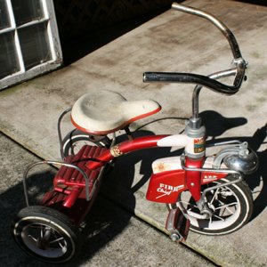 1960s Murray Fire Cheif Tricycle - Restore project