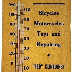 C. B. "Red" Klinedinst thermometer