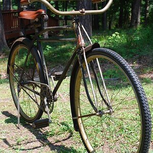 1918 Harley Davidson Motorcyke