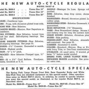 1940 AUTO CYCLE AD Text