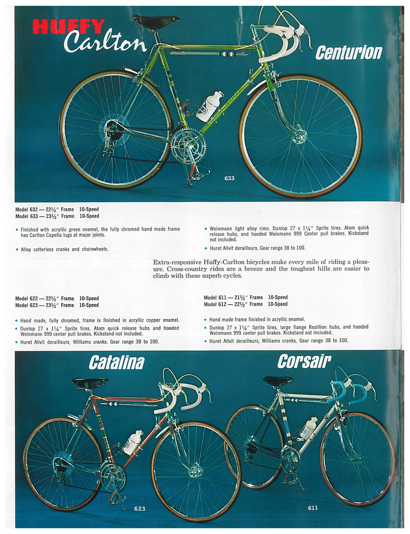 1966 Huffy Dealer Catalog Page 1