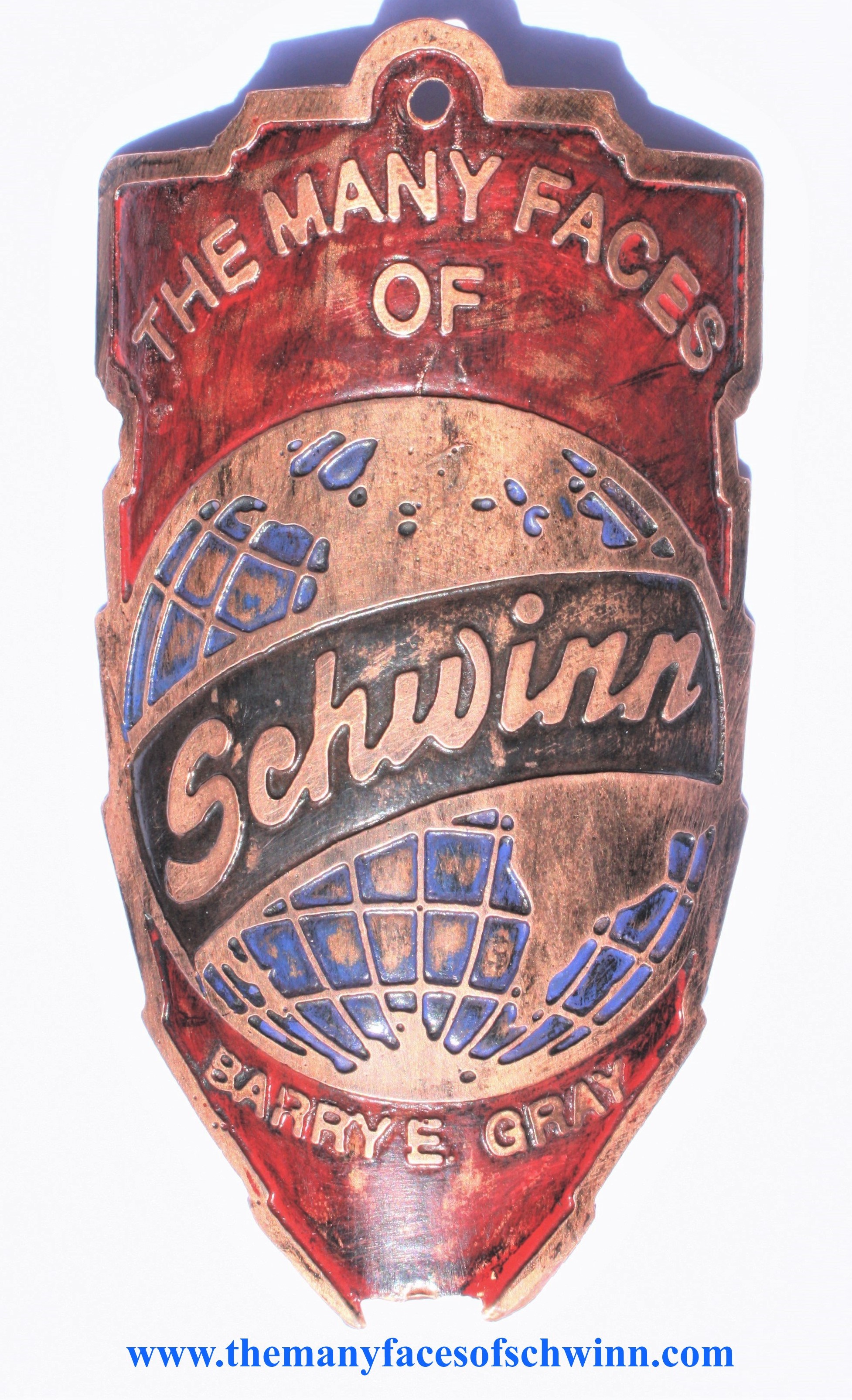 Vintage schwinn head store badge