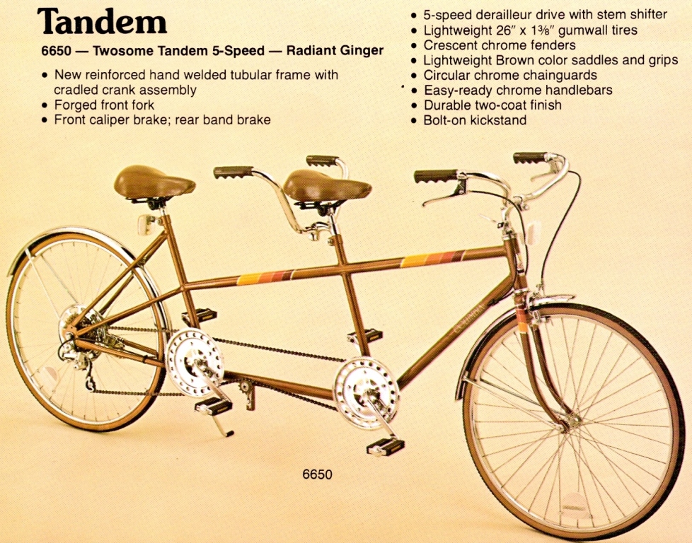 Columbia on sale tandem bike