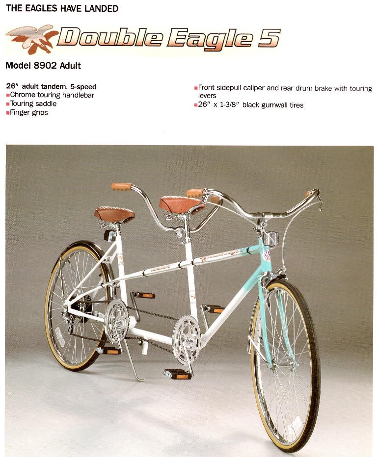 Columbia double eagle 5 tandem sales bike